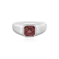 Pink Zircon Silver Ring