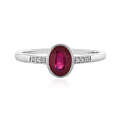 Madagascar Ruby Silver Ring