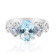 Sky Blue Topaz Silver Ring