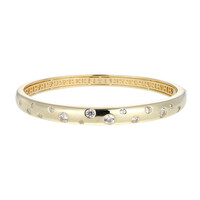 Zircon Silver Bangle