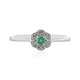 Ethiopian Emerald Silver Ring