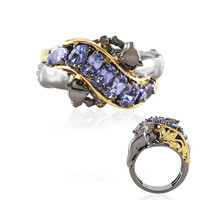 Tanzanite Silver Ring (Gems en Vogue)