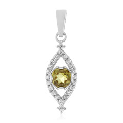 Sphene Silver Pendant