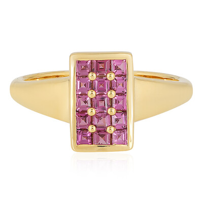 Rhodolite Silver Ring (MONOSONO COLLECTION)