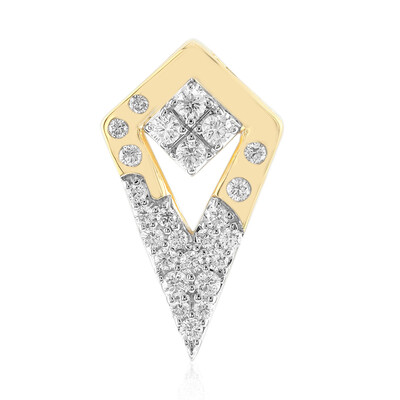 14K VVS1 (G) Diamond Gold Pendant (Annette)