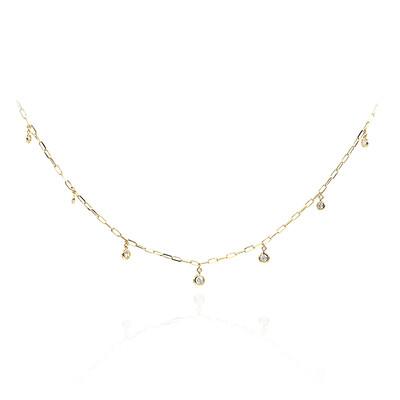 14K I1 (H) Diamond Gold Necklace (CIRARI)