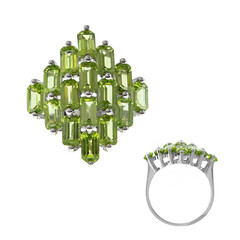 Peridot Silver Ring