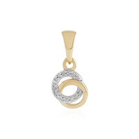 I2 (I) Diamond Silver Pendant