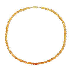 Imperial Topaz Silver Necklace