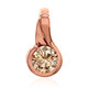 9K VS1 Argyle Rose De France Diamond Gold Pendant (Annette)