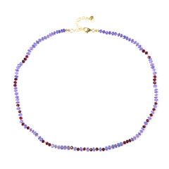 Tanzanite Silver Necklace