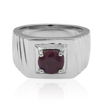 Ruby Silver Ring