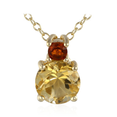 Citrine Silver Necklace