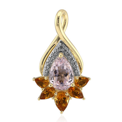 9K Brazilian Kunzite Gold Pendant (Remy Rotenier)