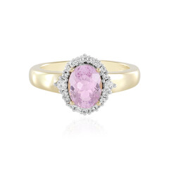 Kunzite Silver Ring