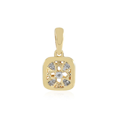 I2 (I) Diamond Silver Pendant