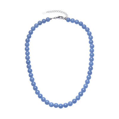 Angelite Silver Necklace