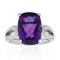 Moroccan Amethyst Silver Ring