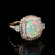 9K Welo Opal Gold Ring