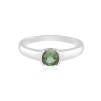 Chrome Apatite Silver Ring