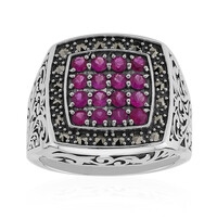 Ruby Silver Ring (Annette classic)