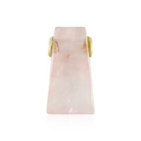 Rose Quartz Silver Pendant