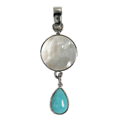 Mother of Pearl Silver Pendant