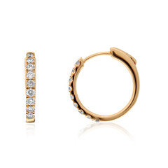 14K I1 (H) Diamond Gold Earrings (CIRARI)