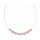 Rhodochrosite Silver Necklace