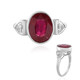 Bemainty Ruby Silver Ring