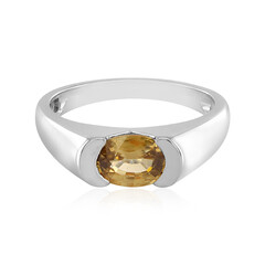 Canary Zircon Silver Ring