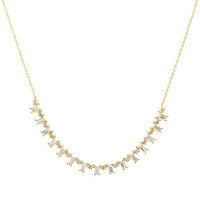 White Topaz Silver Necklace