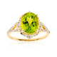 14K Dashihe Peridot Gold Ring (CIRARI)