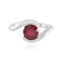 Bemainty Ruby Silver Ring