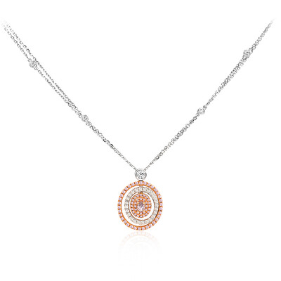 14K I1 Pink Diamond Gold Necklace (CIRARI)