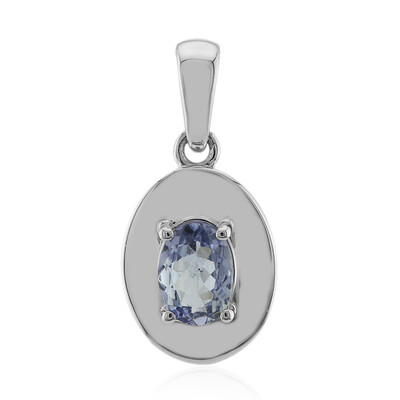 Unheated Tanzanite Silver Pendant (Pallanova)