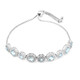 Swiss Blue Topaz Silver Bracelet