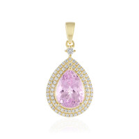 Kunzite Silver Pendant