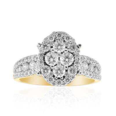 9K SI1 (G) Diamond Gold Ring (Annette)