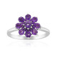 Siberian Amethyst Silver Ring