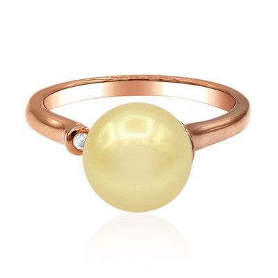 9K Golden South Sea Pearl Gold Ring (TPC)