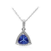 10K AAA Tanzanite Gold Necklace