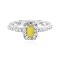 Madagascar Yellow Sapphire Silver Ring