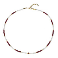 Madagascar Ruby Silver Necklace