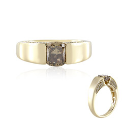 14K SI1 Brown Diamond Gold Ring (de Melo)