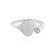 Nigerian Pink Tourmaline Silver Ring (de Melo)