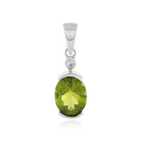 Peridot Silver Pendant