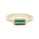 Benedito Green Tourmaline Silver Ring