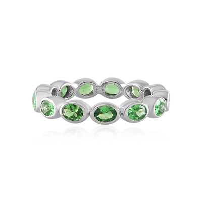 Tanzanian Tsavorite Silver Ring (de Melo)