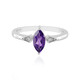 Siberian Amethyst Silver Ring